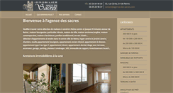 Desktop Screenshot of agence-des-sacres.com
