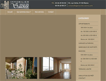 Tablet Screenshot of agence-des-sacres.com
